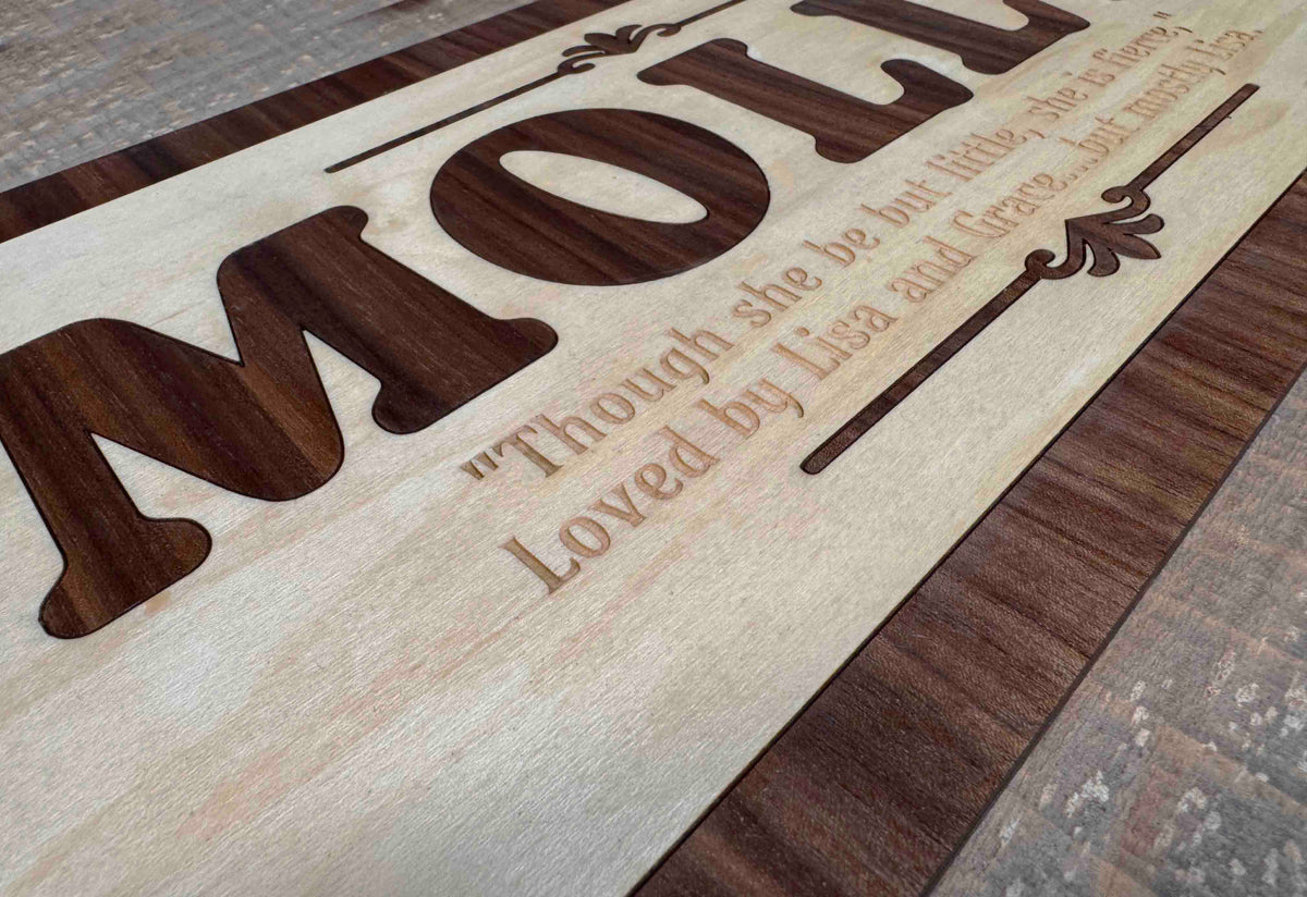 Custom Wood Horse Stall Name Plate | Personalized Barn Sign - Memories Made Custom