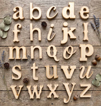 Custom Cut Wooden Letters | Unfinished Maple Plywood