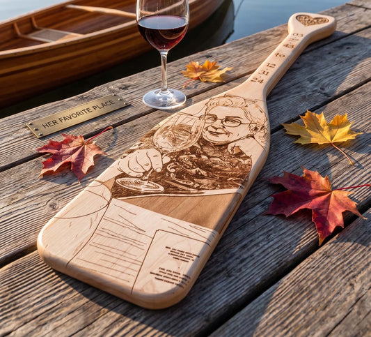Custom Engraved Mini Oar | Rustic Cottage Decor