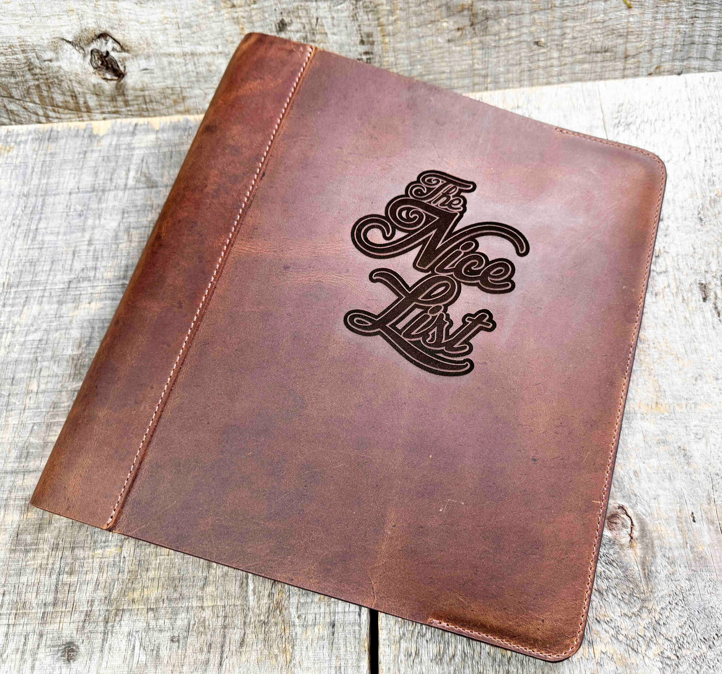 Binder Premium Leather Engraved