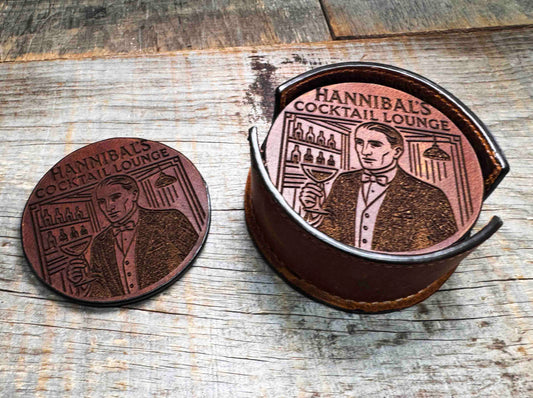 Custom Coasters - Premium Leather - Memories Made Custom