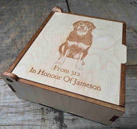 Cowboy Leather Engraved Flasks - Custom Design - Memories Made Custom