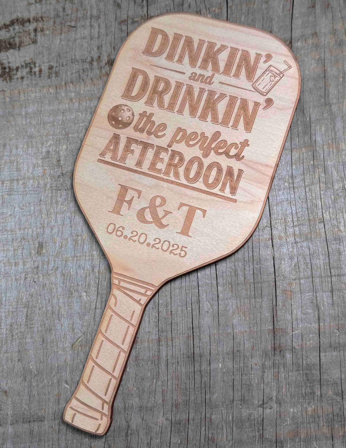 Pickleball Paddle Sign Memories Made