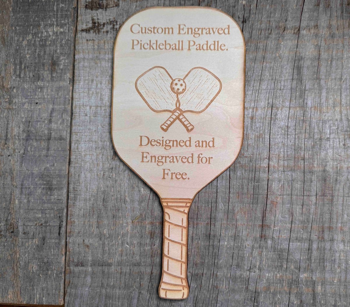 Pickleball Paddle Sign Memories Made