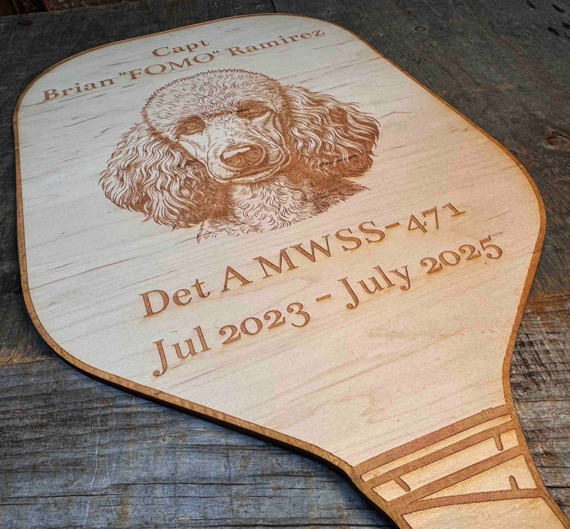 Pickleball Paddle Sign Memories Made