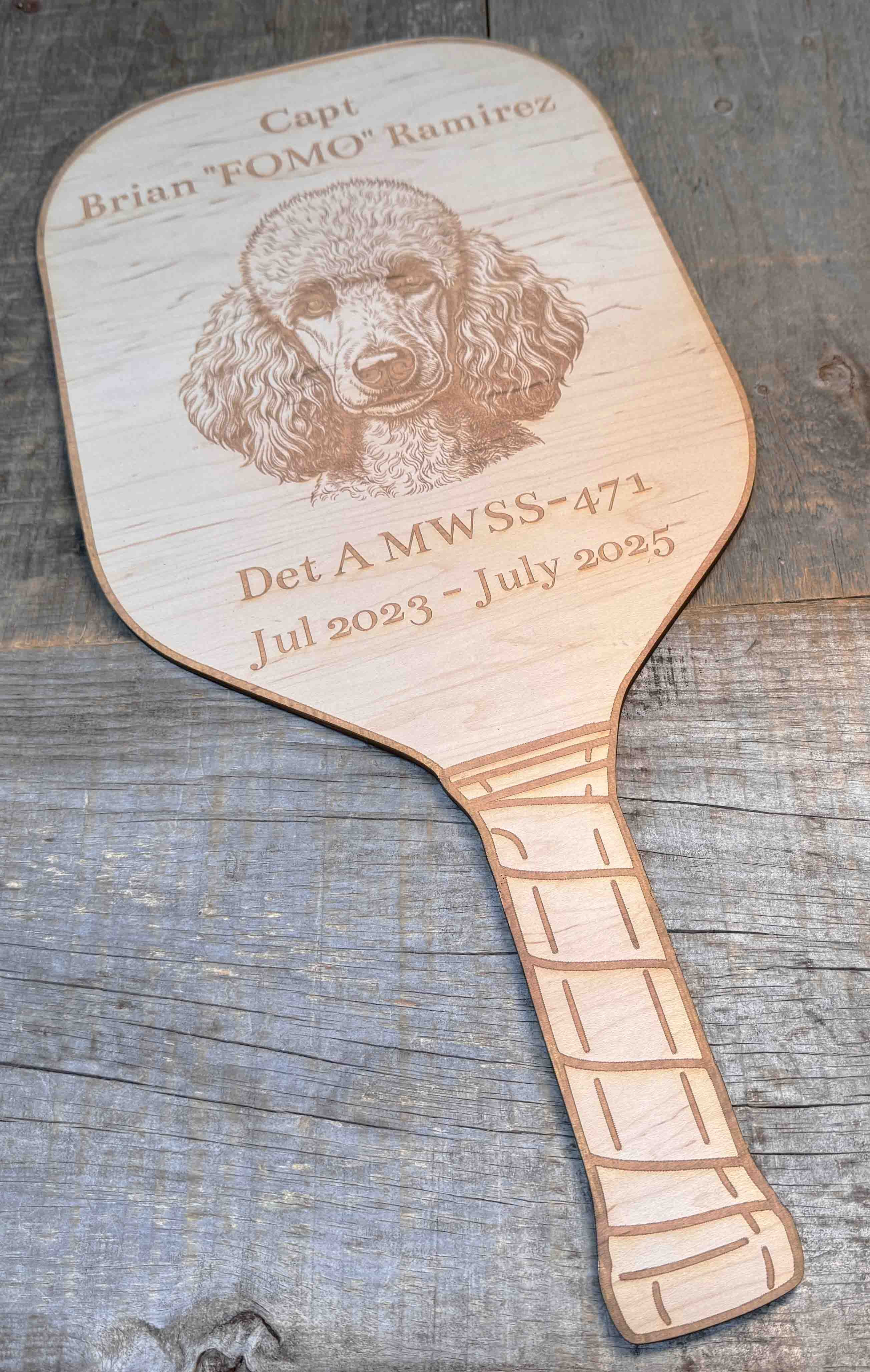 Pickleball Paddle Sign Memories Made