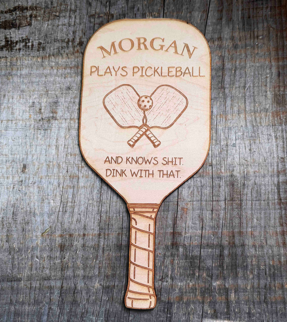 Pickleball Paddle Sign Memories Made