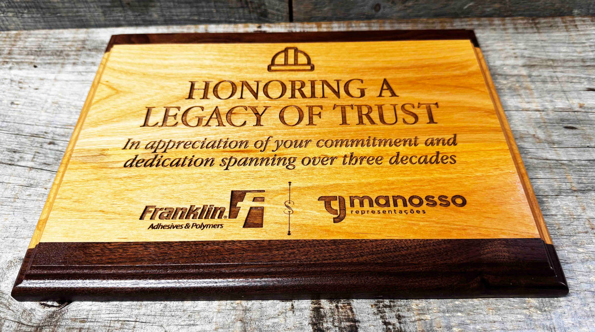 Wooden Plaque - Custom Engraved Memories Made Custom