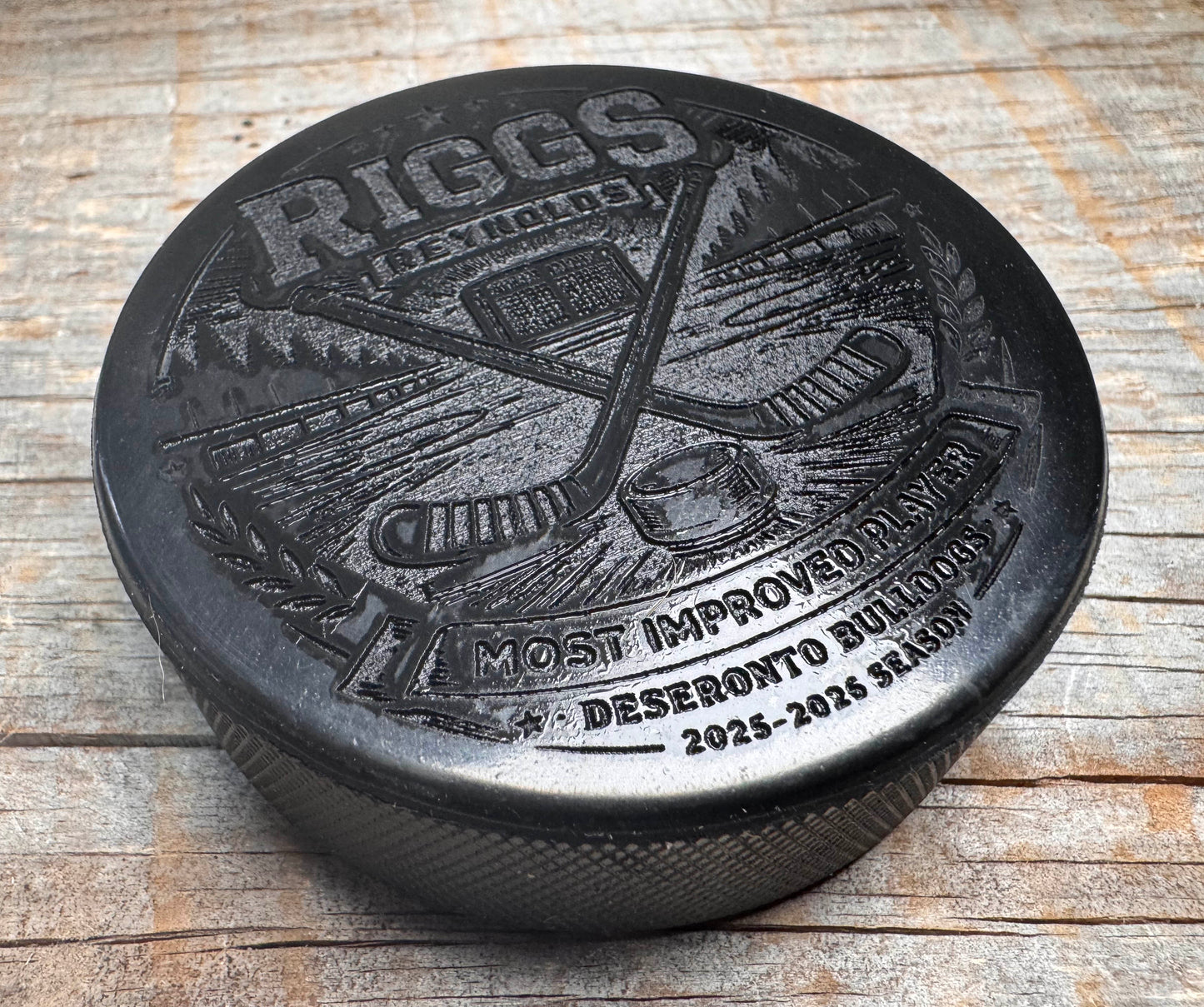Custom Engraved Hockey Pucks | Personalized Gift for Coaches & Players