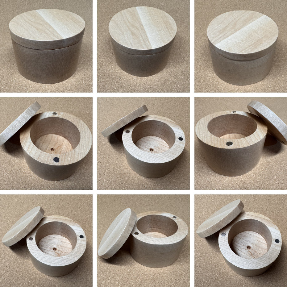 Chef Quality Salt Box | Canadian Maple & Custom Laser Engraved
