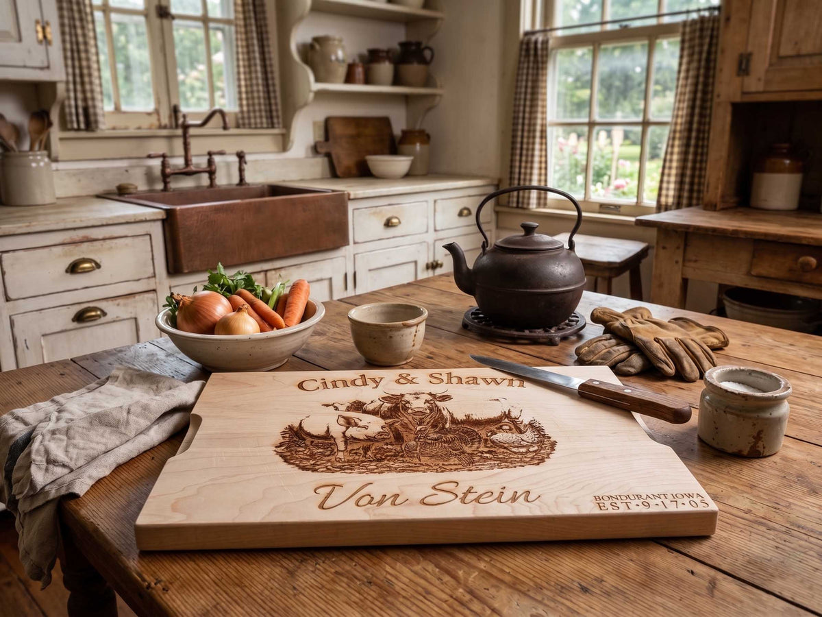 Custom Solid Maple Cutting Board - Your Design