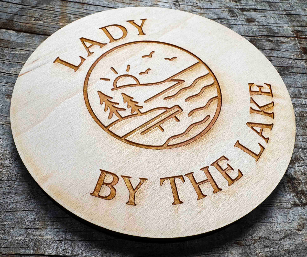 Custom Designed Wood Coaster - Memories Made Custom