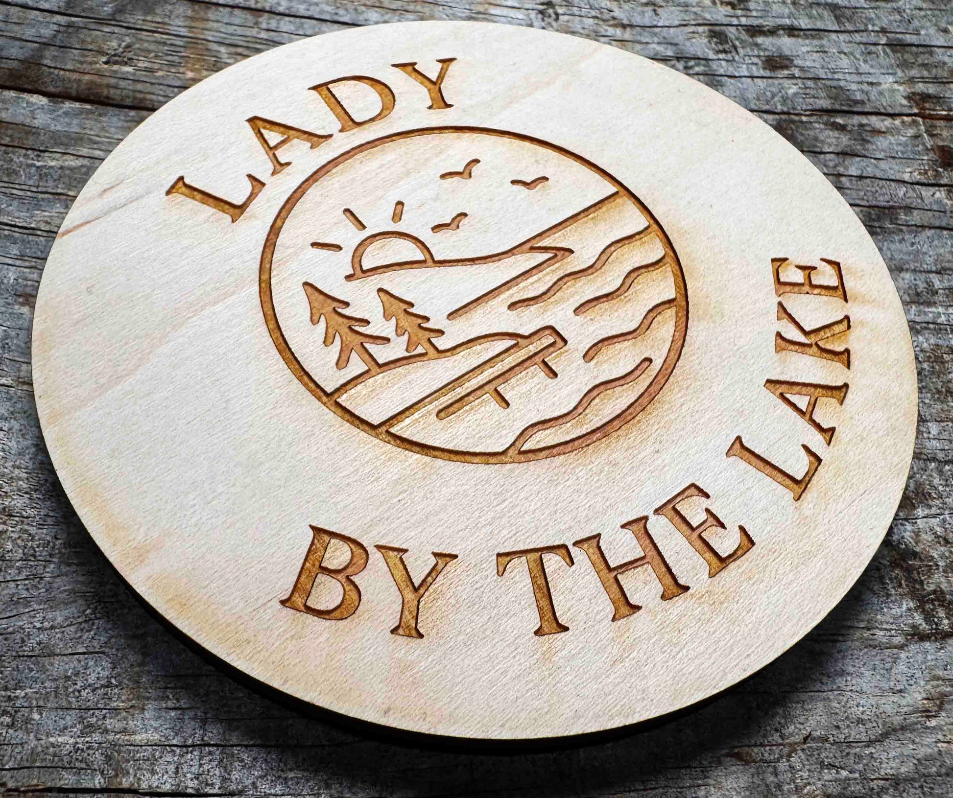 Custom Designed Wood Coaster - Memories Made Custom