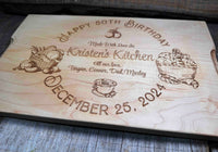 Solid Maple Cutting Board  Kitchen Design 94 Memories Made Custom