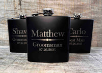Custom Engraved Flask - Design 50 Memories Made Custom