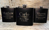 Custom Engraved Flask - Design 50 Memories Made Custom