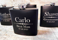 Custom Engraved Flask - Design 50 Memories Made Custom