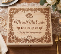 Personalized Premium Canadian Hardwood Box | Maple or White Oak