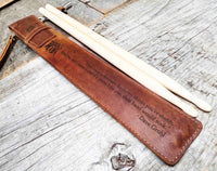 Custom Engraved Leather Drumstick Case Memories Made Custom