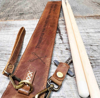 Custom Engraved Leather Drumstick Case Memories Made Custom