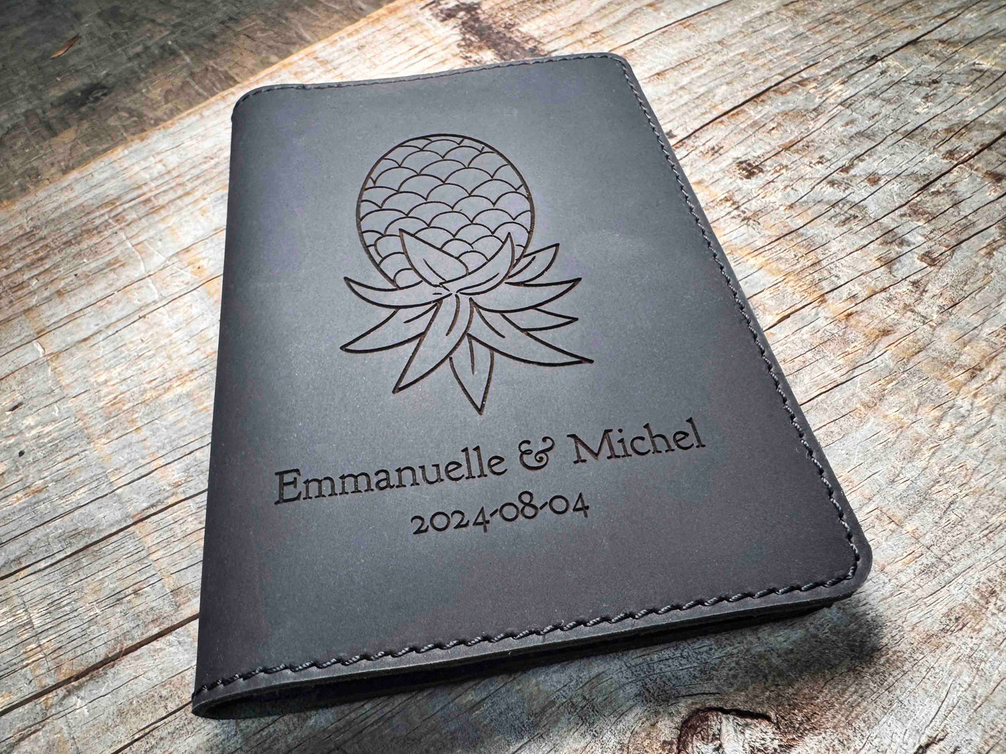 Album photo en cuir 4x6, cuir de qualité supérieure gravé