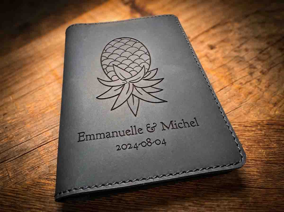 Album photo en cuir 4x6, cuir de qualité supérieure gravé