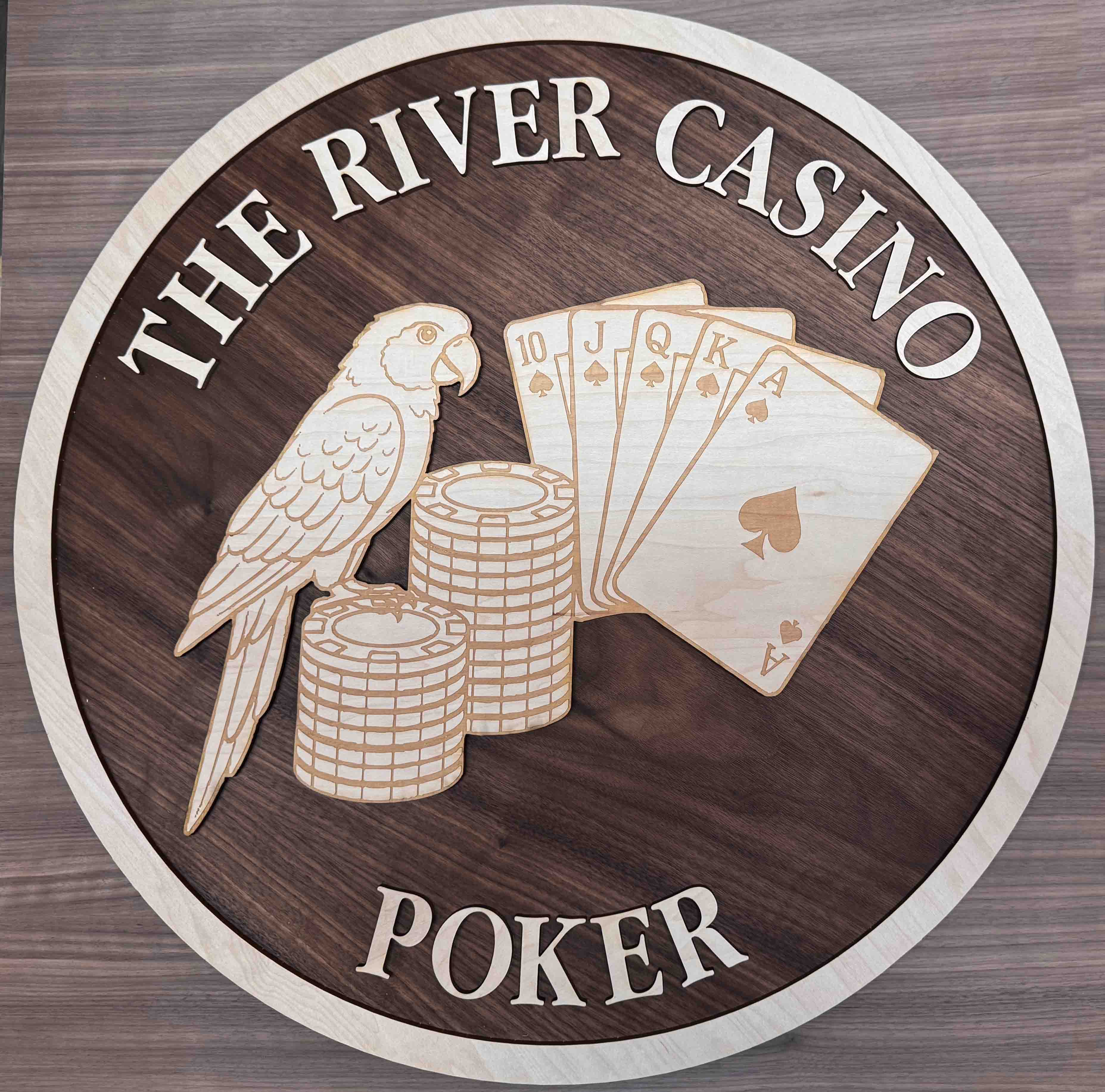 Dual Layer Wooden Sign