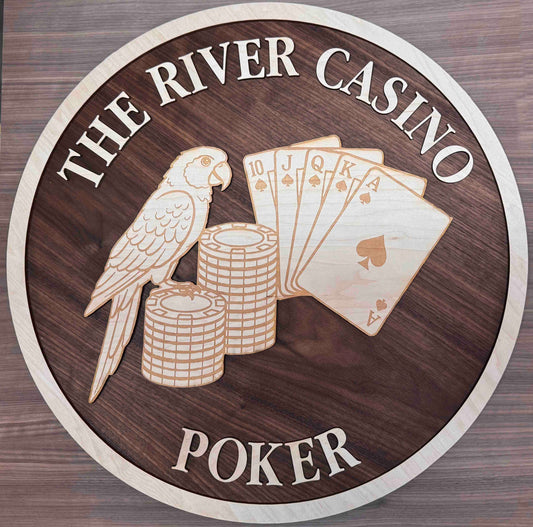 Dual Layer Wooden Sign