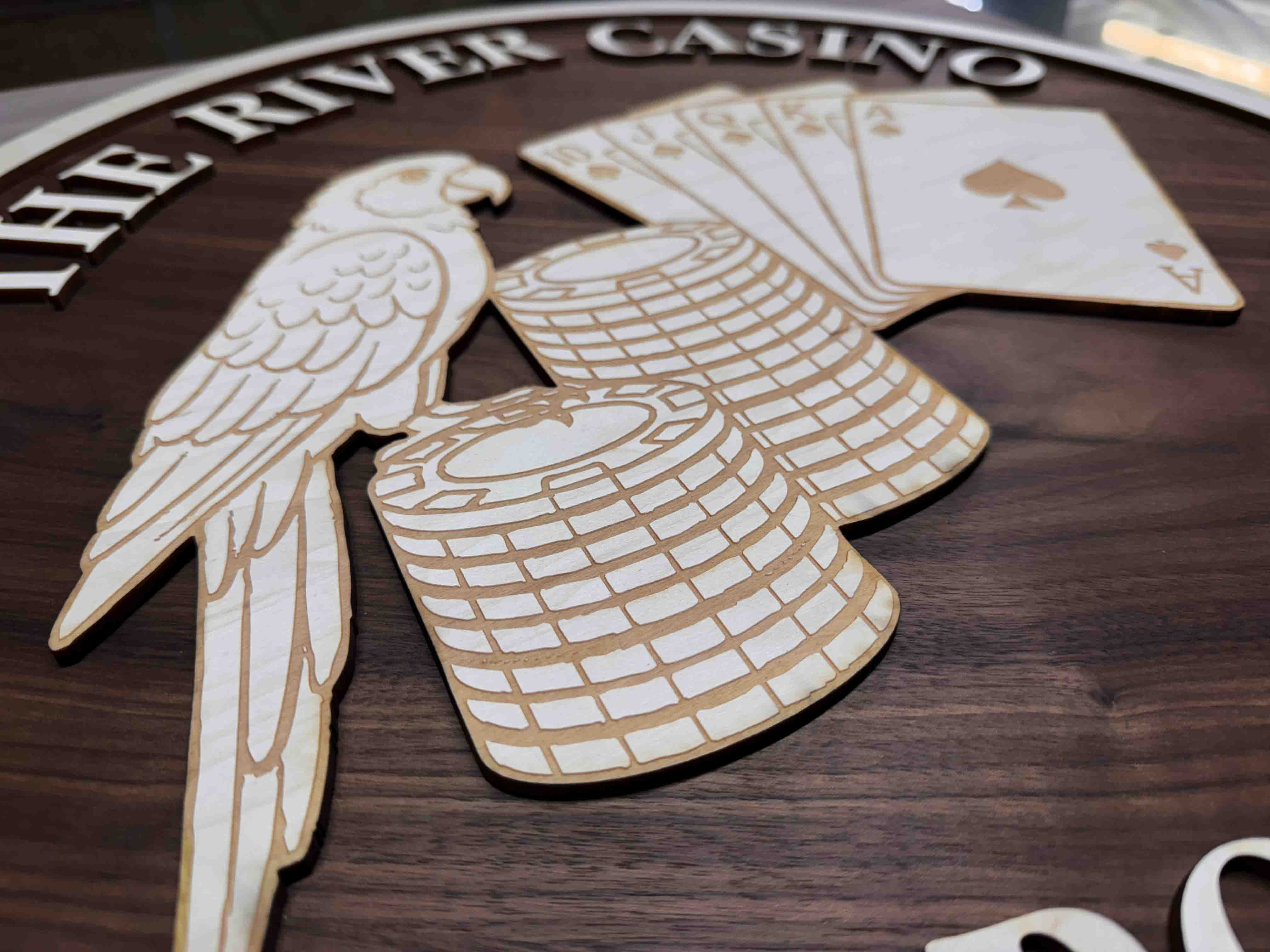 Dual Layer Wooden Sign