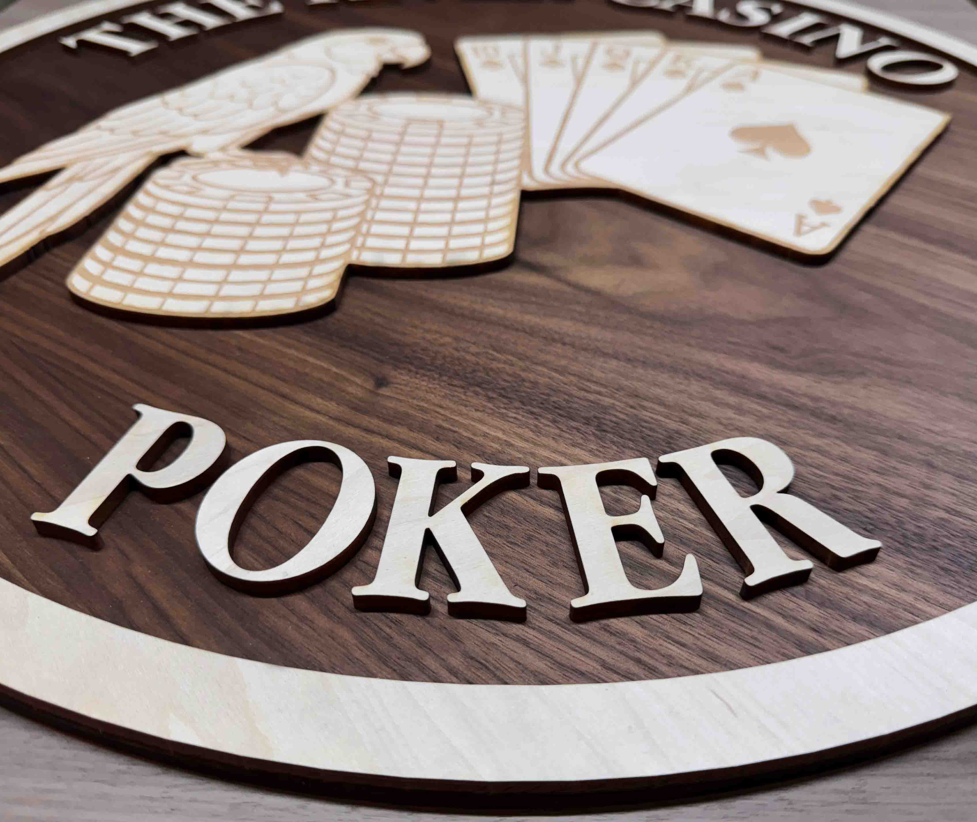 Dual Layer Wooden Sign