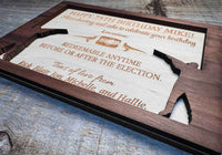 Dual Layer Wooden Sign