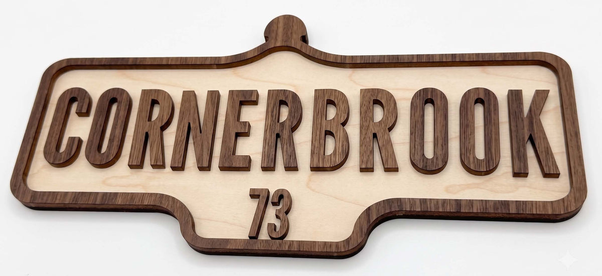 Custom Vintage Street Sign | Laser Cut Personalized Road Sign