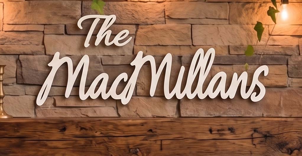 Custom Wood Name Sign: Personalized Wedding & Nursery Decor