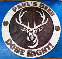 Custom Design/Shape/Size Wooden Dual Layer Sign Memories Made Custom