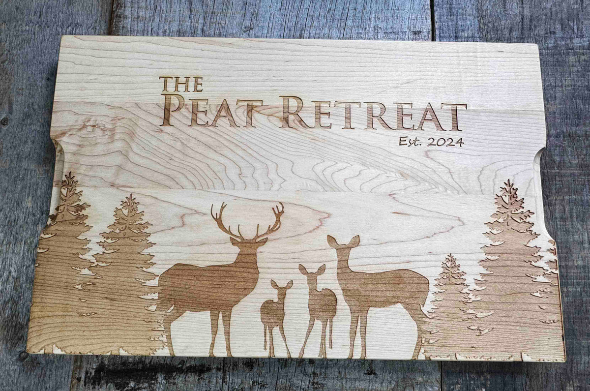 Custom Solid Maple Cutting Board Design 62 Memories Made Custom