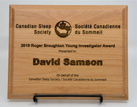 Alder Plaque Custom Engraved Memories Made Custom