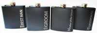 Personalized 6oz Stainless Steel Flask | Custom Engraved Groomsmen Gift | Design 29