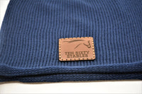 Beanie Hat with Custom Leather Patch Memories Made Custom