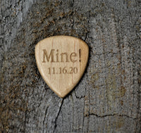Wooden Guitar Pick