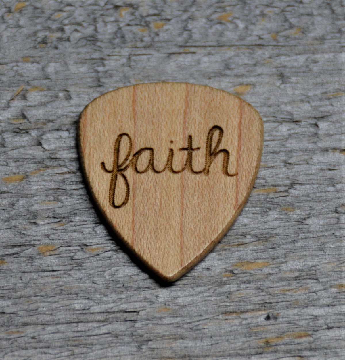 Wooden Guitar Pick