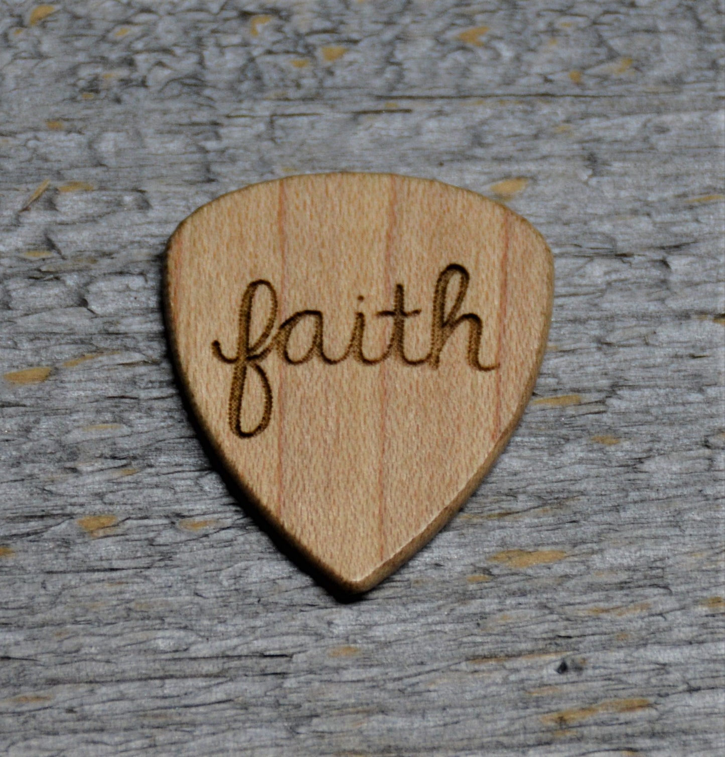 Wooden Guitar Pick