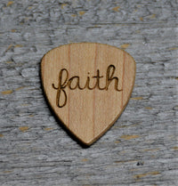 Wooden Guitar Pick
