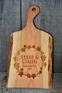 ARTISAN SOLID WOOD CUTTING/SERVING BOARD CUSTOM DESIGN
