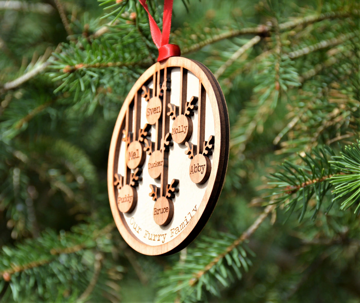 Our Family Christmas Ornament Memories Made Custom