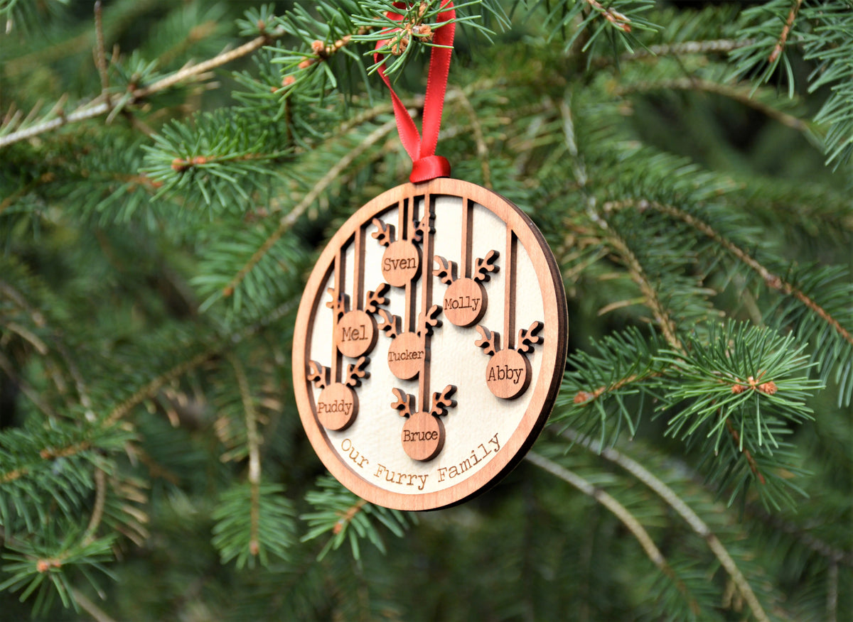 Our Family Christmas Ornament Memories Made Custom