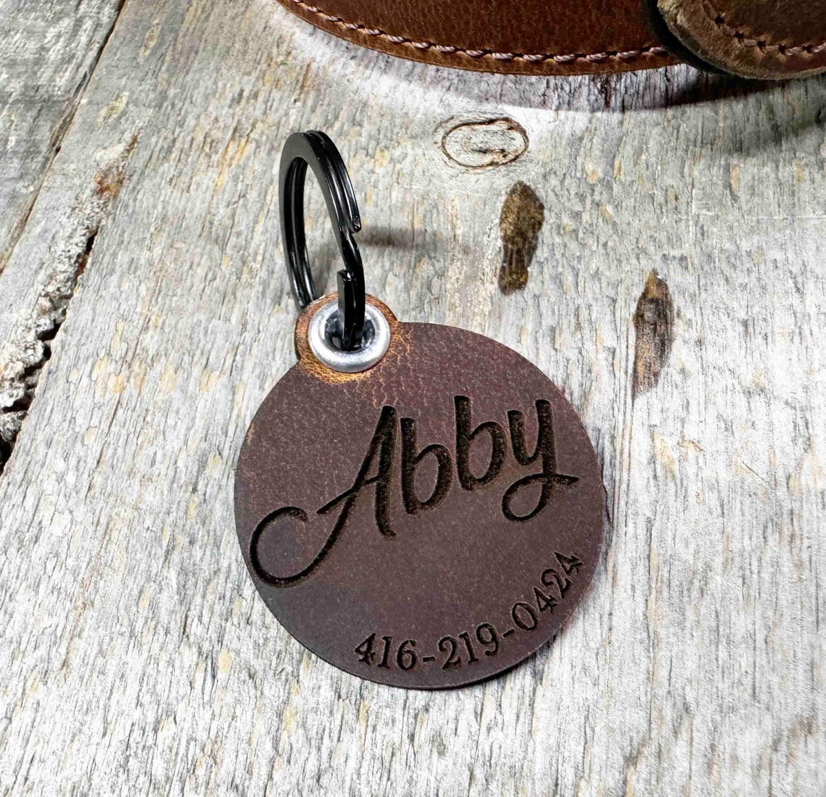 Quiet Dog Tags Premium Leather Memories Made Custom