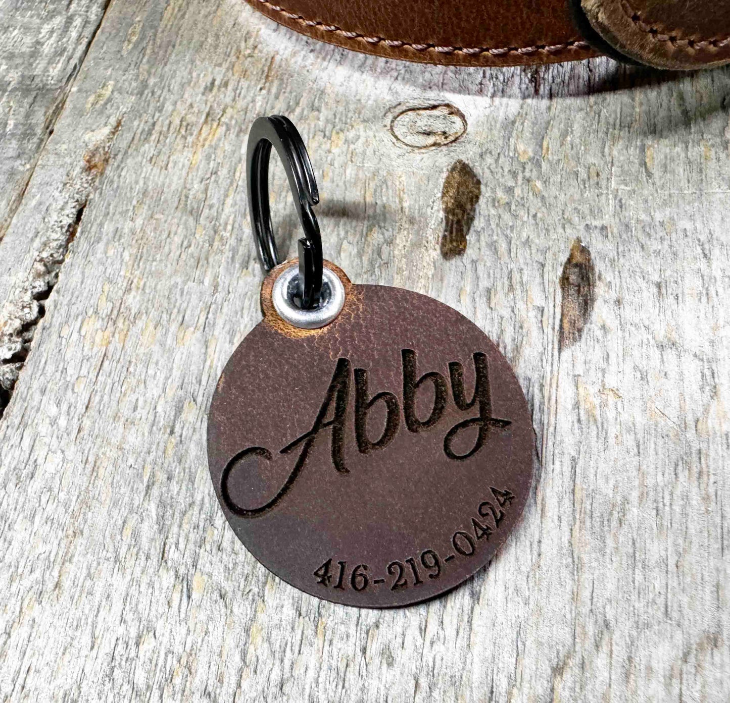 Quiet Dog Tags Premium Leather