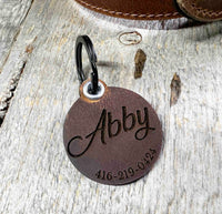 Quiet Dog Tags Premium Leather Memories Made Custom