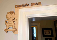 Door Frame Topper Signs - Dinosaur Memories Made Custom