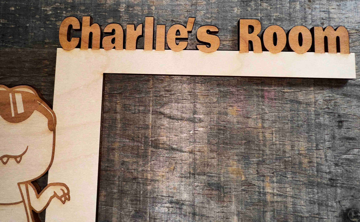 Door Frame Topper Signs - Dinosaur Memories Made Custom
